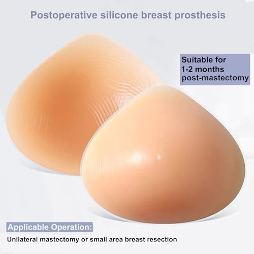Triangle Silicone Breast Form Mastectomy Prosthesis Concave Bra Enhancer Insert One Piece2