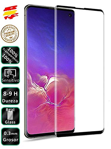 Movilrey Protector para Samsung Galaxy Note 10 Color Negro Completo 3D Cristal Templado de Pantalla Vidrio Curvo para movil