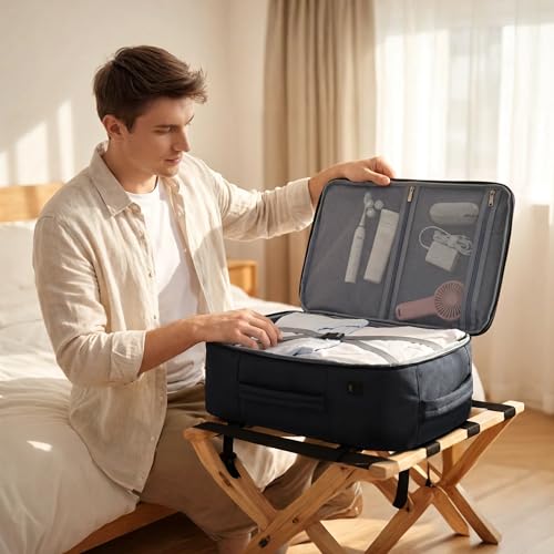 Image of ECOHUB Extra Large Travel Backpack Carry on Backpack for Airplanes Black