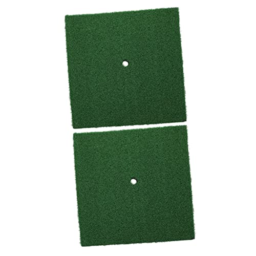 Toddmomy Golf Mats for Practice 2pcs Hitting Mat Realistic Artificial Grass Rug