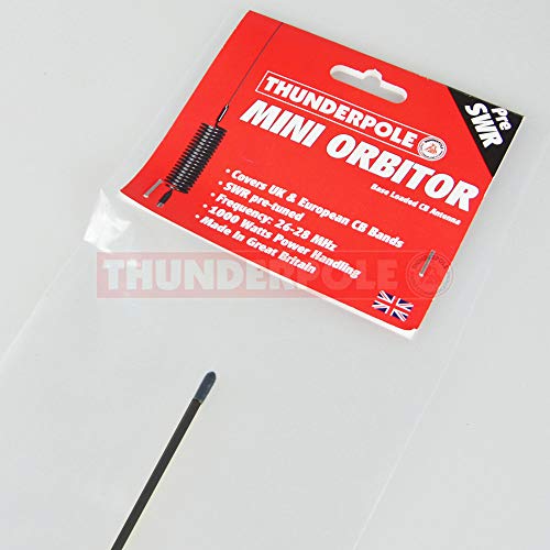 Antena de radio Springer CB con kit de montaje lateral Thunderpole y Mini Orbitor 2