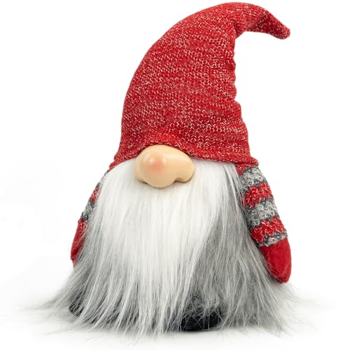 LOCKASEN Gnome Christmas Decorations, Plush Swedish Santa Tomte Elf