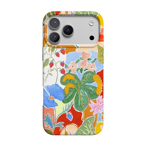 Coque iPhone 17 Pro MagSafe Casely - Patchwork floral fin