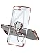 iPhone 7 Plus Case 8 Plus Case,Meetree Phone Cover Clear Slim Ultra Thin Case 360 Rotating Ring Grip Holder Stand Magnetic for Car Mount Shock Absorption Bumper Case for iPhone 7 Plus 8 Plus-Rose Gold