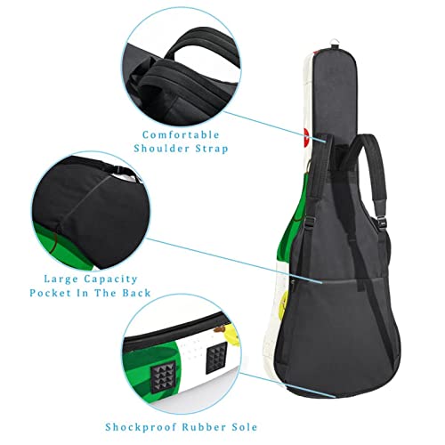 Hondank Housse de protection en éponge épaisse imperméable pour guitare acoustique électrique basse classique… - Les Beatles, Paul McCartney, John Lennon, RIngo Starr, George Harrison Hondank Housse de protection en éponge épaisse imperméable pour guitare acoustique électrique basse classique… – Image 4