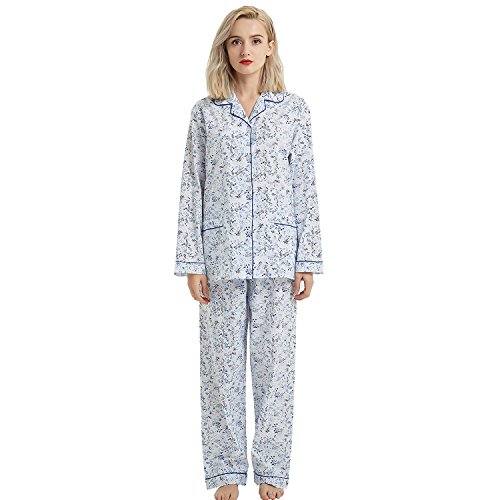 GLOBAL Women's Lounge 2 Piece Pajama Set Top