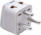 OREI Universal 2 in 1 Plug Adapter Type K for Denmark (Danish),, CE Certified - RoHS Compliant (WP-K-GN)