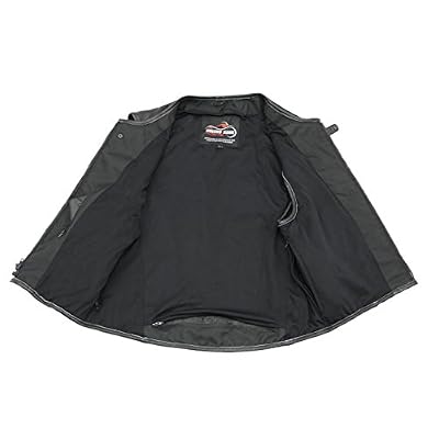 Mens Leather SWAT Style Vest | Premium Natural Buffalo Leather