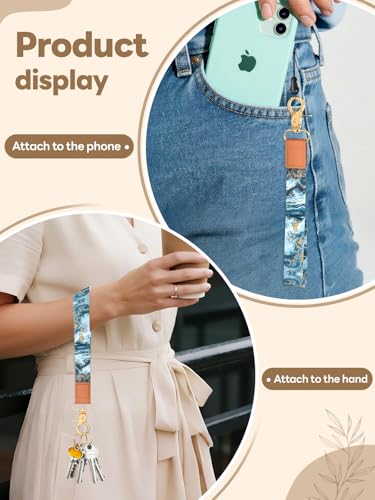 Image of Wristlet Keychain for Women and Men, Key Chain Holder, Wrist Lanyard for Keys