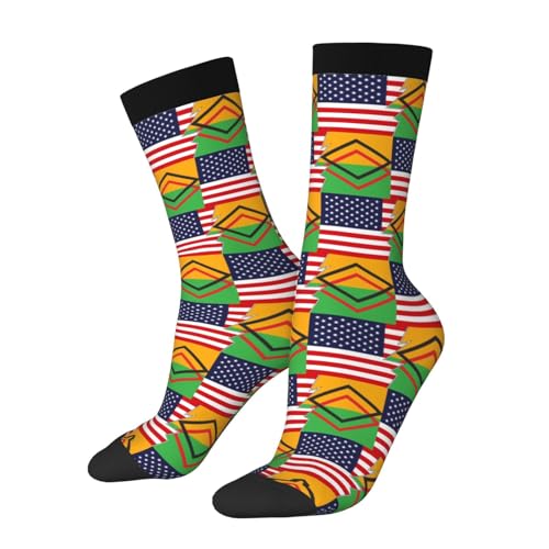 Calcetines De Hombres Bandera De West End, Cincinnati, Ohio Y Estados Unidos Transpirables Calcetines De Deporte Deportivos Calcetín Deportivos Para Futbol Mujer Trekking 40Cm
