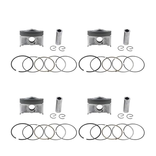 Kit completo de anillos de pistón de 57mm para motocicleta FZR400RR 3TJ (4 Sets)