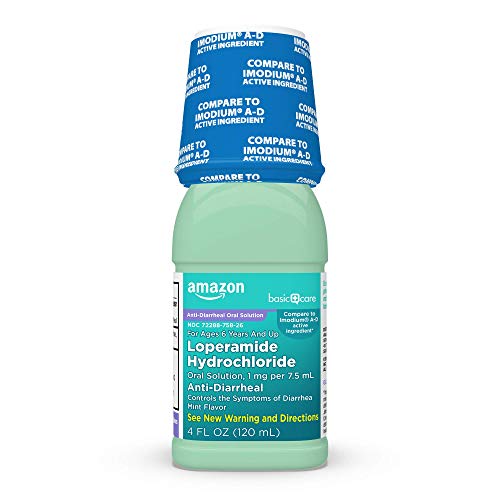 Amazon Basic Care Loperamide Oral Solution 4 fl oz