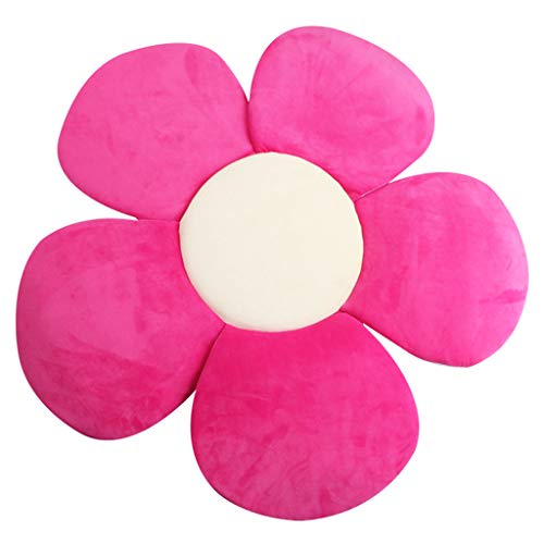 Image of AIPINQI Baby Bath Flower for Infants, Baby Flower Bath Toddler Bathtub Mat Baby Bath Support Lounger for Newborn, Red