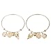 LUX ACCESSORIES Best Friends Forever BFF Charm Bracelet Set (2pc)