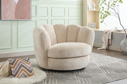 le canapé Loungesessel drehbar Sessel Relaxsessel Drehsessel Fernsehsessel Julia - Beige – Bild 3