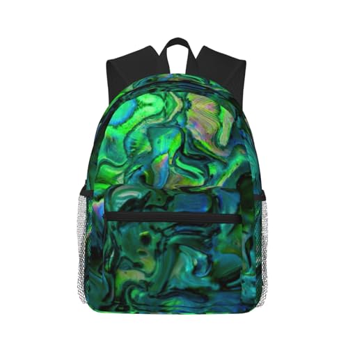 Sac à dos d'école universitaire imprimé ormeau Nacre, cartable voyage travail