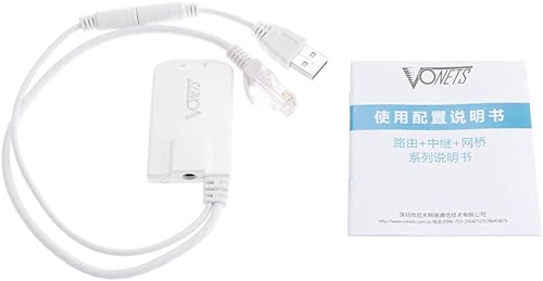 Miniatura 8 de Vonets VAP11N-300 Mini WiFi puenterepetidor inalámbrico El mejor socio de dispositivo IPimpresora IPxboxps3Dreambox Professional WiFi Bridge