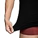 Jockey Men's Undershirt Cotton Stretch Tank Undershirt - 3 Pack, Black, L