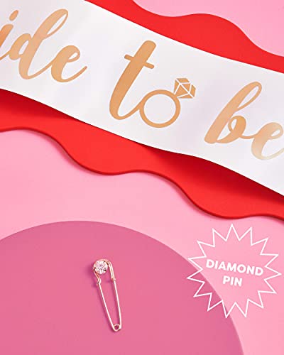 Xo, Fetti Bachelorette Party Decorations Sash - Bride To Be | Bridal Shower Decorations | Engagement Party Decoration | Sash For Bride - Bachelorette Favor #TOP6