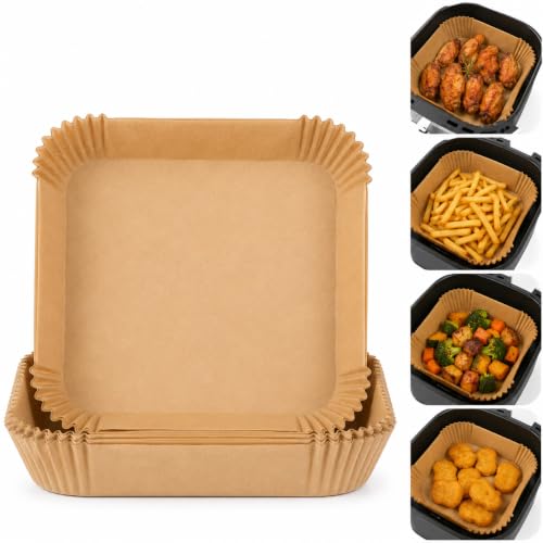 Formas Descartáveis de Papel para Air Fryer 20 cm 100un