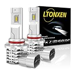 LTONXEN HB3 LED ハイビーム 車用ヘッドライト 車検対応 一体型 9005 HB3 LEDバルブ CREE LEDチップ搭載 ファンレス 静音 LEDライト 車種対応 6500K ホワイト DC9-32V 2個入り