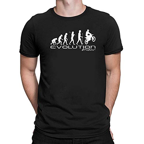 Evolution of a motocross rider Mens Camiseta Para Hombre moto x motorbike funny gift present t shi...