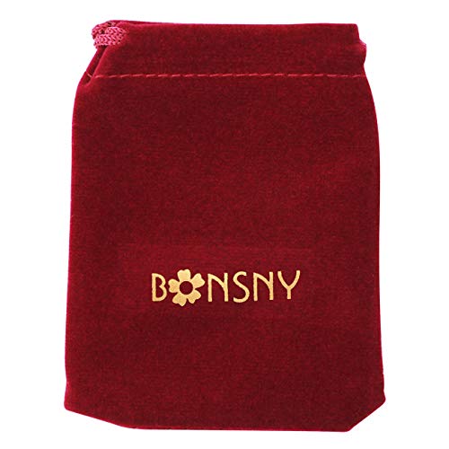 Bonsny Love Heart Enamel Zinc Alloy Metal Pug Dog Necklace Bulldog Animal Pendant 18" (Multicolor) #TOP6