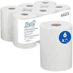 Scott Control Slimroll 6623 Rollenhandtücher, 6 Rollen