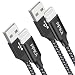 Produktbild PIPIKA iPhone Ladekabel, [2 Stück, 1M] Lightning Kabel Nylon iPhone Kabel USB Ladekabel kompatibel mit iPhone 14/13/13 Pro/12/12 Mini/12 Pro Max/11/11 Pro Max/XS/XS Max/XR/X/8 Plus/7/6s/5c/SE
