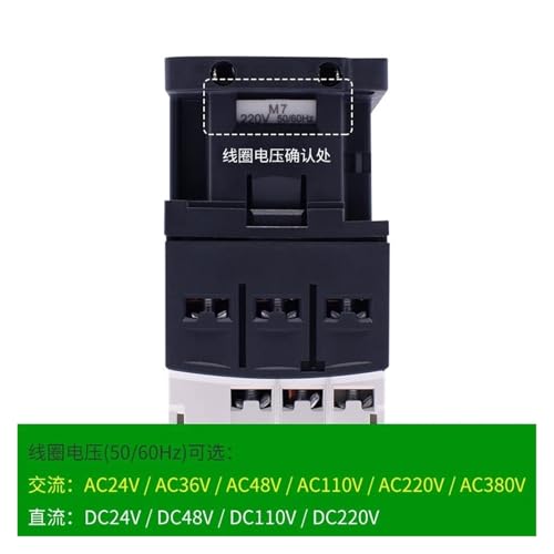 Contacteur AC LC1D18A tripolaire 3 pôles triphasé bobine 110v 50/60Hz - 4