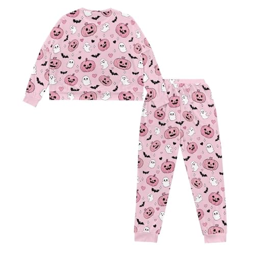 Halloween Pjs Women Drawstring Long Sleeve Pj Sets with Pockets for Pajamas Party3