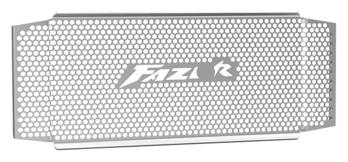 Zorlun 1998-2004 2003 2002 2001 2000 1999 CNC de moto compatible avec FZS600 Fa&zer FZS 600 & S Couvercle protection calandre radiateur(A silver)