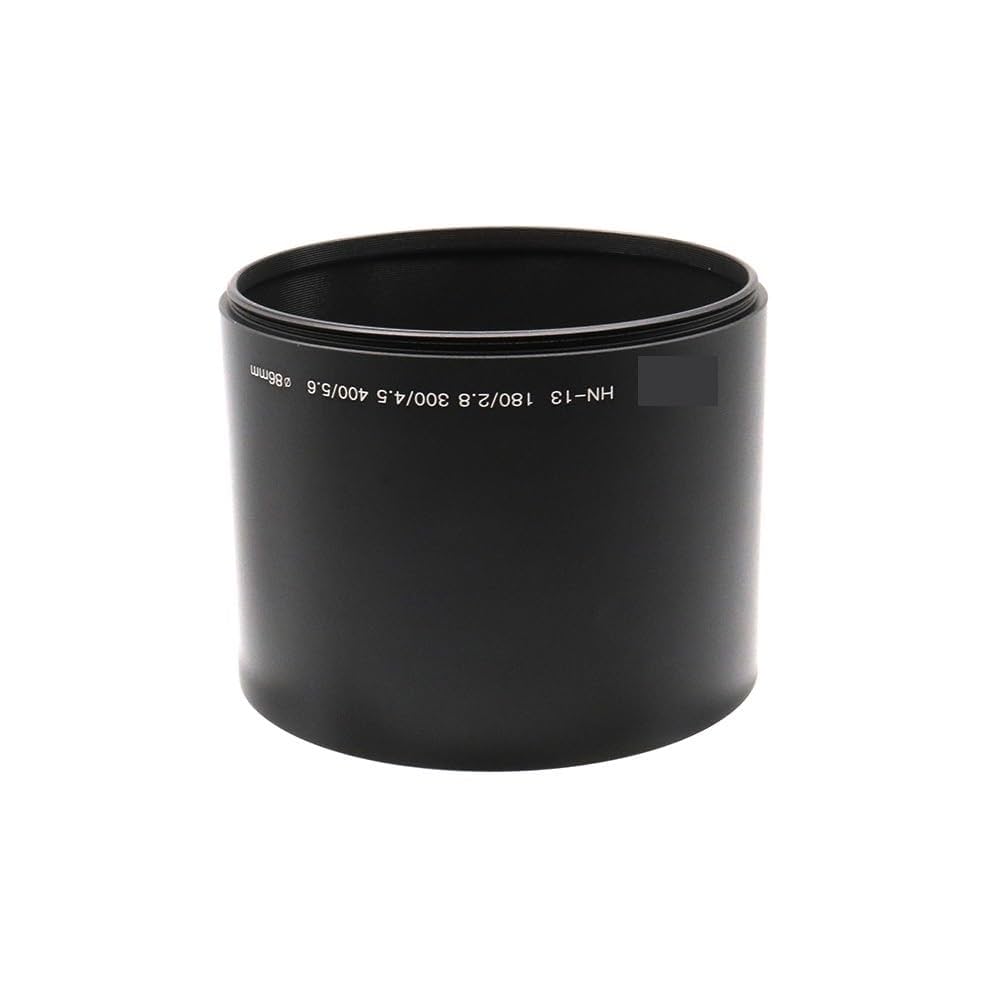 Amazon | 86mm ねじ込み式金属レンズフード (高さ 65mm)、for