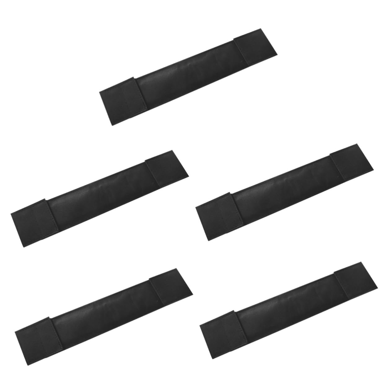 Beavorty 5pcs Wheelchair Accessories Wheelchair Accessory Leg Support for Wheelchair Leg Straps for Wheelchair Replaceable Wheelchair Foot Rest Band Wheelchair Leg Guard Oxford Cloth Black