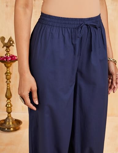 Image of Amazon Brand - Myx Women's Relaxed Cotton Dhoti Pants (Available in Plus Sizes)