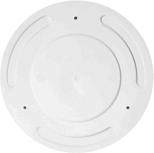 Miniatura 3 de Bloem Mathers - Maceta redonda con bandeja para platillo 12 pulgadas, diseño moderno, maceta de plástico duradera, platillo extraíble, para uso en