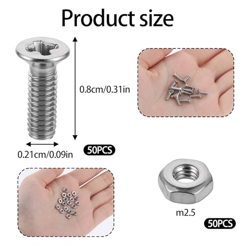 Innohhustle 603806_1_YMDHKT9U 100 Pcs D Series Panel Screws And Nut Kit thumb #1