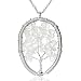 Eternal Various Life Of Tree Gemstones Chip Beaded Reiki Lucky Charm Pendant Necklace or DIY Making