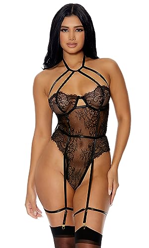 Forplay Her Bloom Teddy Montre pour Femme Noir Taille S