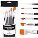 Bowitzki Face Paint Brush Set, 6pcs Artist Brushes for Body Face Painting,Acrylic Painting Watercolor Oil Gouache