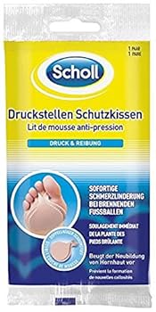 Scholl Druckstellen Schutzkissen - Druckschutz für die Füsse Ballenpolster für sofortige Druck- und Schmerzlinderun