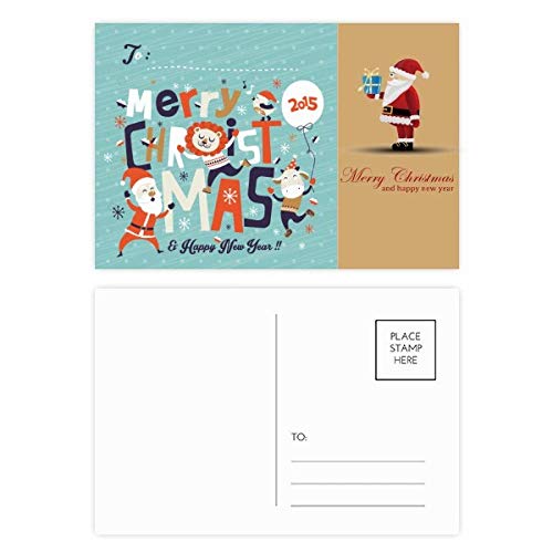 Cartes postales rennes de Noël lot de 20 pour réchauffer le coeur de vos proches