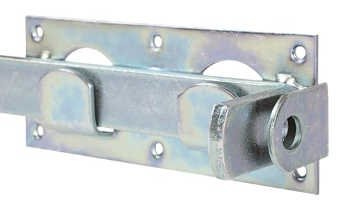 Alberts 210625 Doppeltorüberwurf | in den Ausführungen glatt oder gehämmert | galvanisch verzinkt, dickschichtpassiviert | 423 x 70 mm
