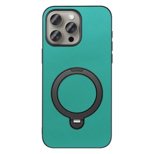LOOF CASUAL MAG-RING ���U�[ ���^ �����O�t�� �X�}�z�P�[�X for iPhone 15 Pro Max �p �P�[�X �J�o�[ �����O �X�^���h �}�O�l�b�g �X�g���b�v�z�[�� �V���v�� �ϏՌ� �y�� [BLACK×�^�[�R�C�Y]