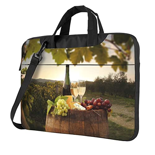Sacoche Tour Eiffel bordeaux anti-choc pour ordinateur 15,6 pouces