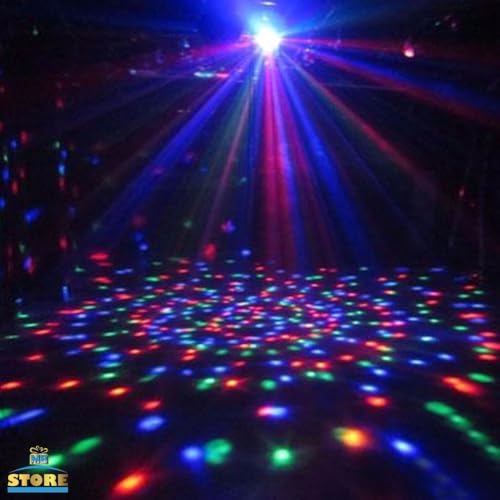 Globo de Luzes Coloridas Giratória Iluminação para Festa Decoração RGB e Balada