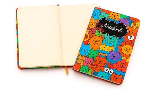 Image of COI A5 Journal 5.5x8.5″ - 192 Pages of 80 GSM Natural Shade Paper, Hardcover, Two Ribbon Markers, Elastic Band & Rounded Corners