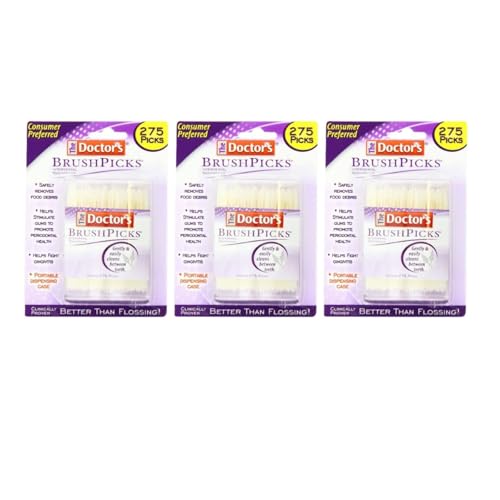 Cures-dents à brosse anti-tartre boîte de 275 pour soulager les gencives sensibles