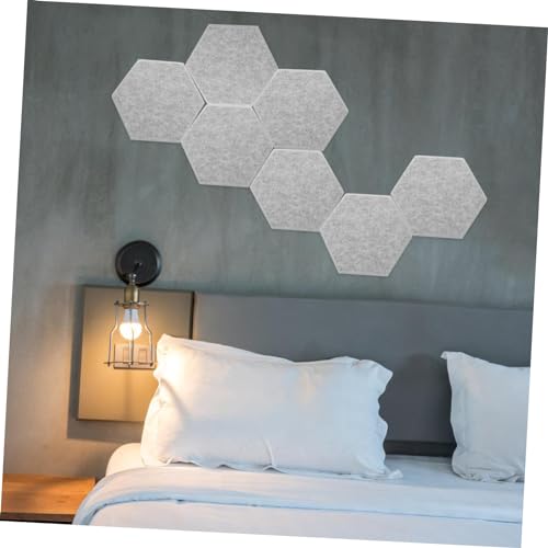 12 piezas de paneles acústicos aislantes de sonido para pared con material de absorción acústica para KTV miniatura 7