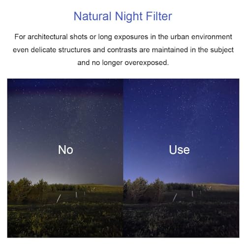 Image of GetZget Nd Filters Lens Compatible with oneplus12, iPhone 14 /15 pro & pro max, Xiaomi 14 Mobile Cover, DSLR Camera (Neatural Night Filter, 58mm)